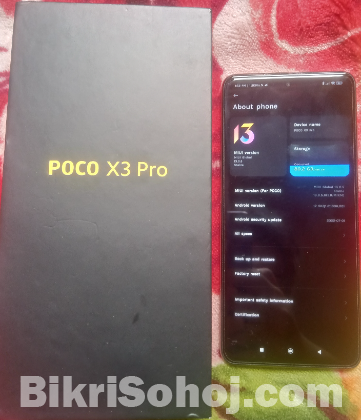 Xiaomi Poco x3pro 8/256gb